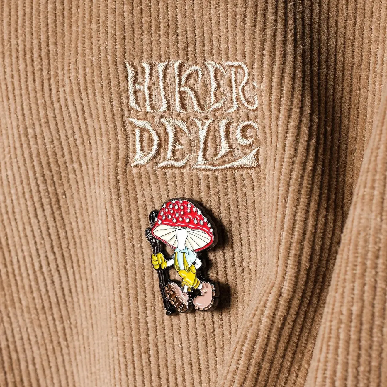 Hikerdelic Derek Pin Badge