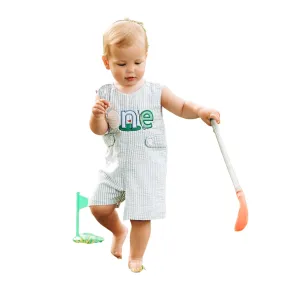 Hole-in-one Blue First Birthday Golf Jon Jon