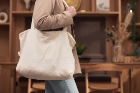 Jollein Shopper diaper bag Embroidery | Ivory