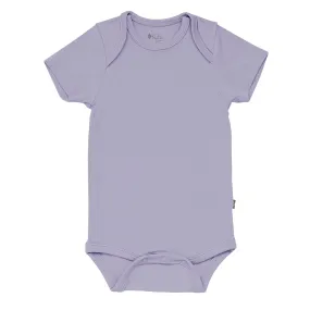 Kyte Baby Short Sleeve Bodysuit in Taro