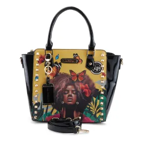 LA PHILIPE LP1022-12 BUTTERFLY FLY HANDBAG-SATCHEL