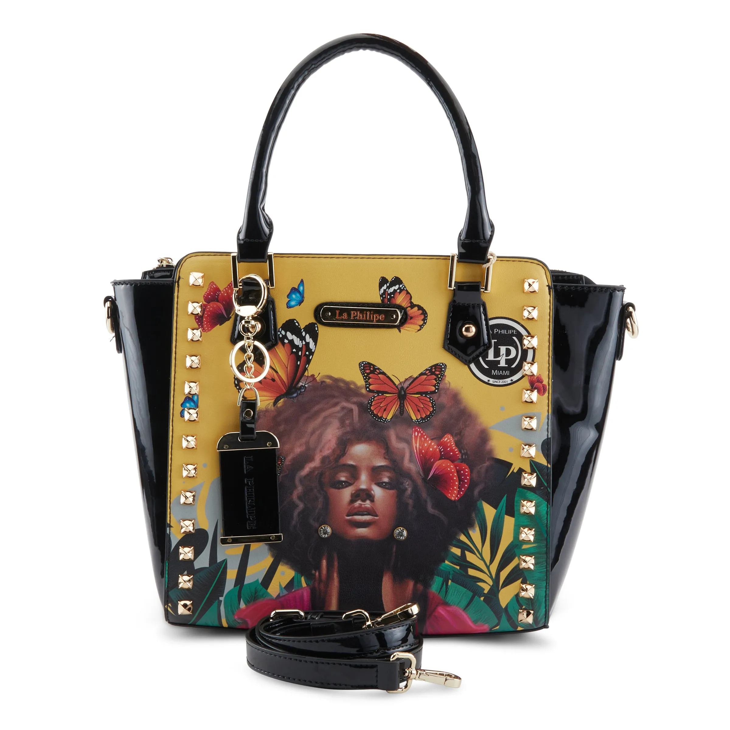 LA PHILIPE LP1022-12 BUTTERFLY FLY HANDBAG-SATCHEL