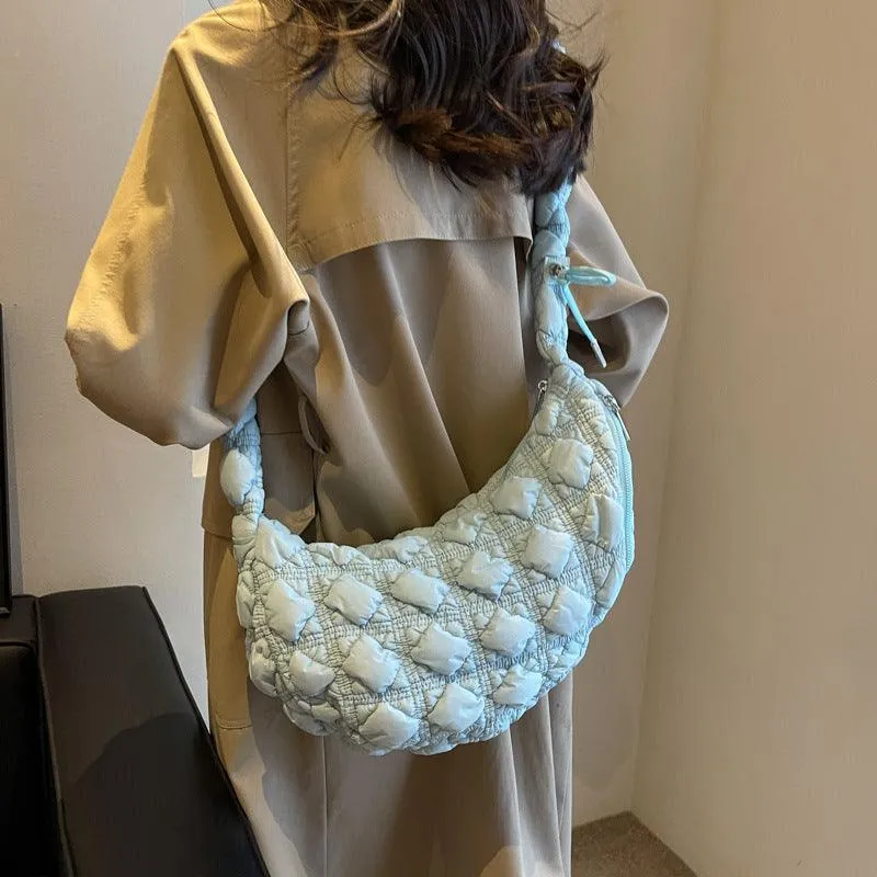 Ladies Puffer Looking Lightweight Cloud Handbag SKAB014