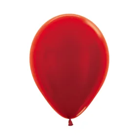 Latex Balloon Pack - Metallic Red, 11" | 100 ct.