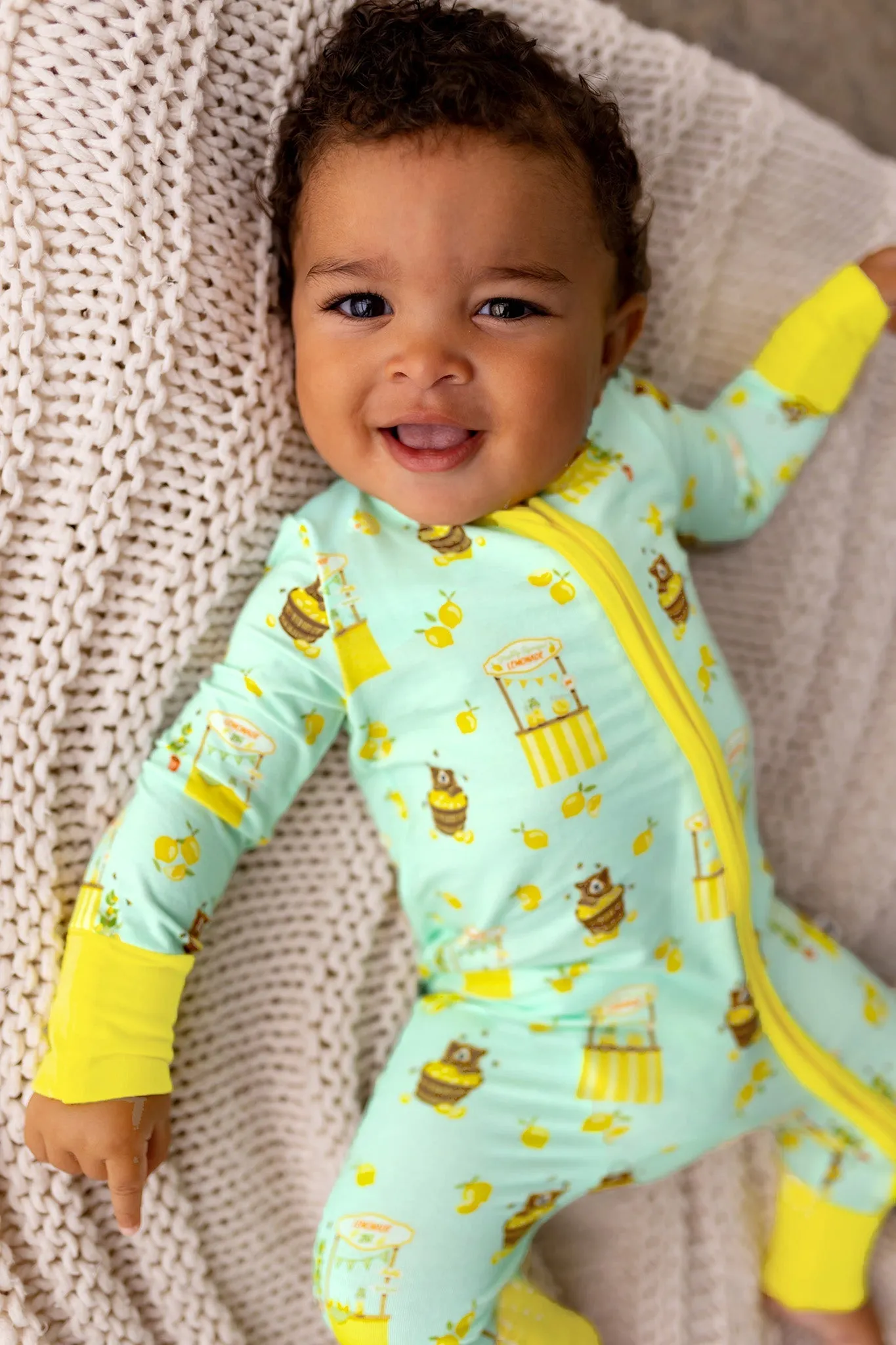 Lemonade Stands & Honey Bears Convertible Footie (NB-3T)