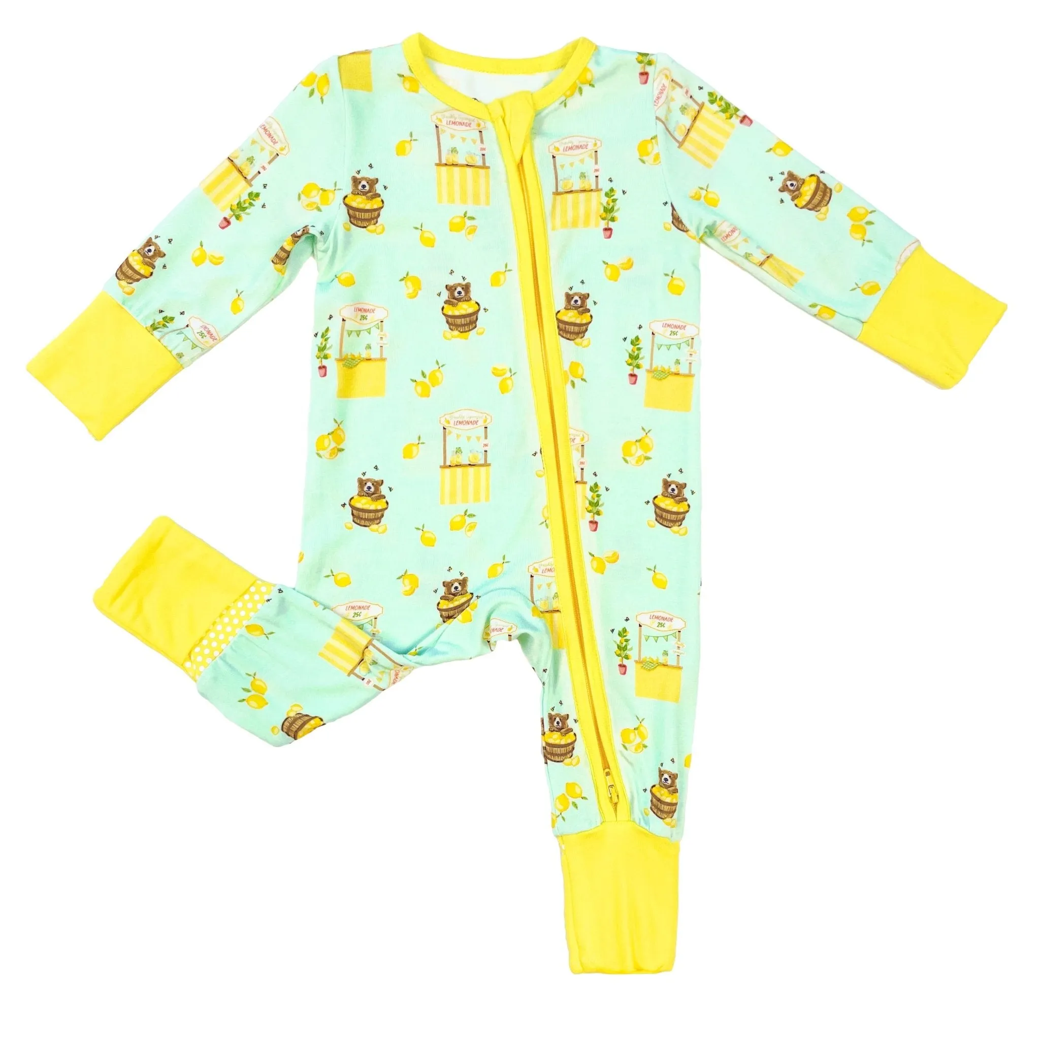 Lemonade Stands & Honey Bears Convertible Footie (NB-3T)