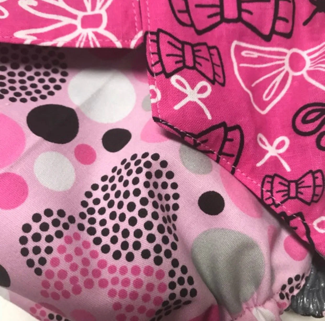 MamaBear Cotton Waterproof Diaper Cover, Wrap One Size Fits All - Minnie Mouse & Bows