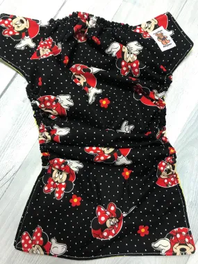 MamaBear Cotton Waterproof Diaper Cover, Wrap One Size Fits All - Minnie Mouse