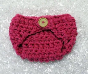 Newborn Baby Hot Pink Diaper Cover