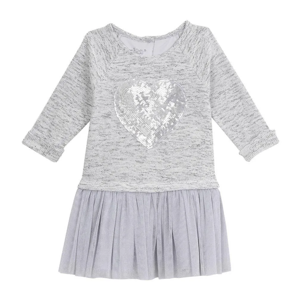 Olivia Silver Heart Dress