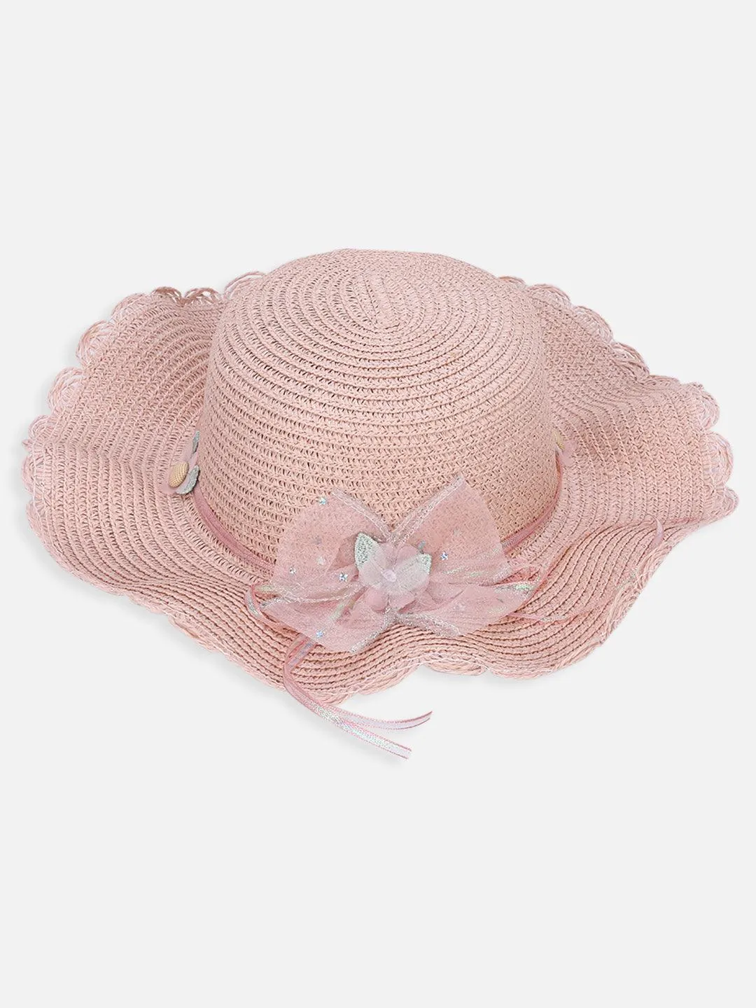 One Friday Pink Solid Cap With Bag