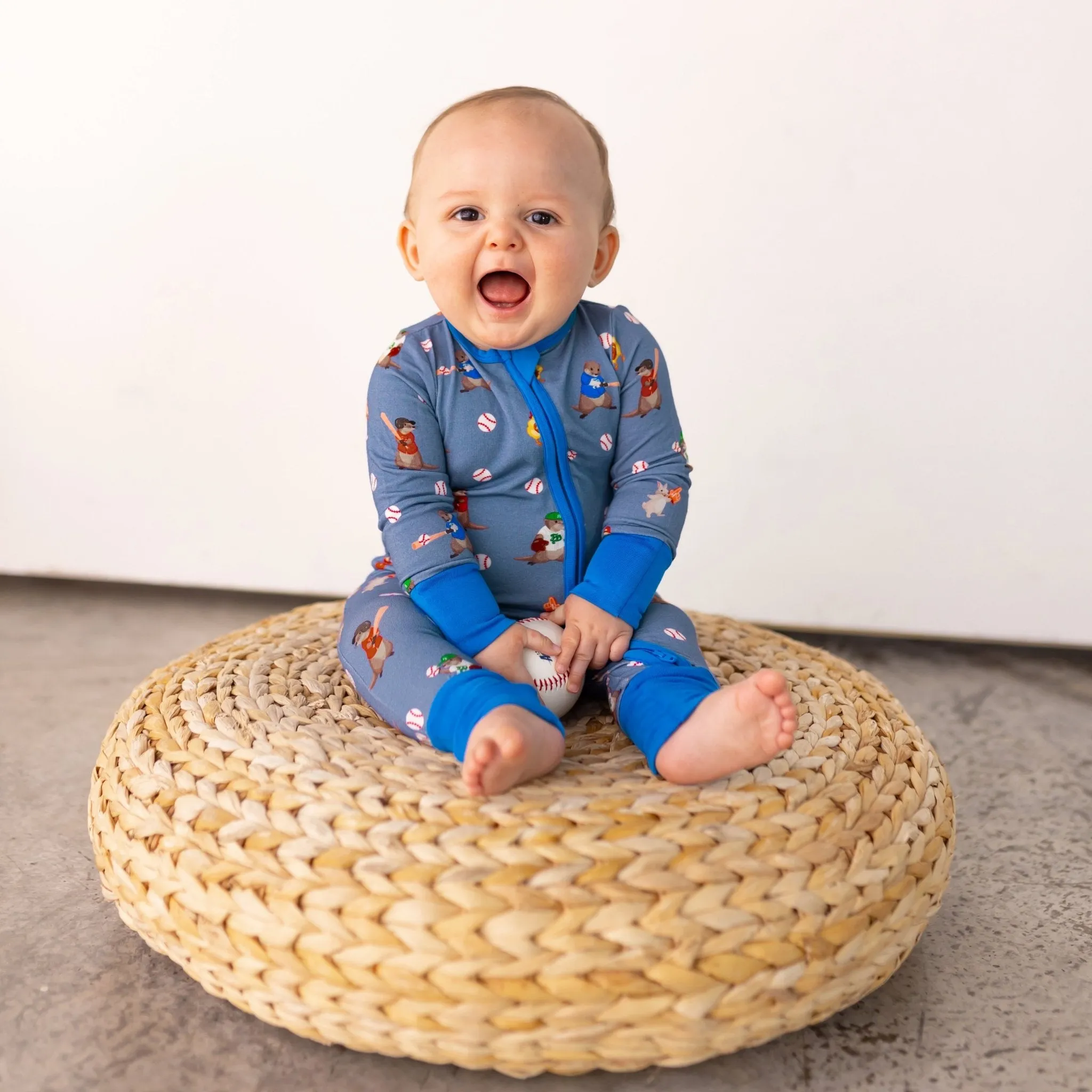 Otter the Ballpark Convertible Footie (NB-3T)