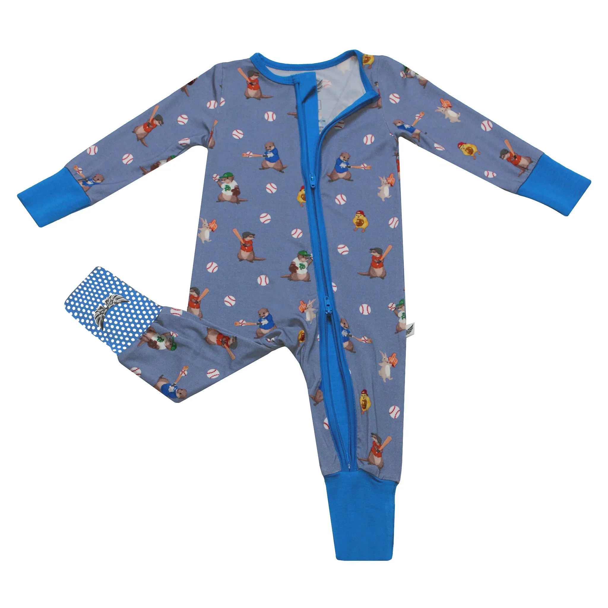 Otter the Ballpark Convertible Footie (NB-3T)