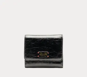 Perfect Wallet Crinkled Leather Leather Black OS