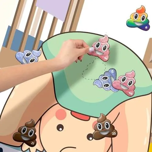 Pin The Poopie On The Diaper Game - Light