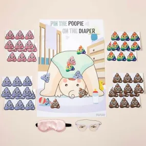 Pin The Poopie On The Diaper Game - Light