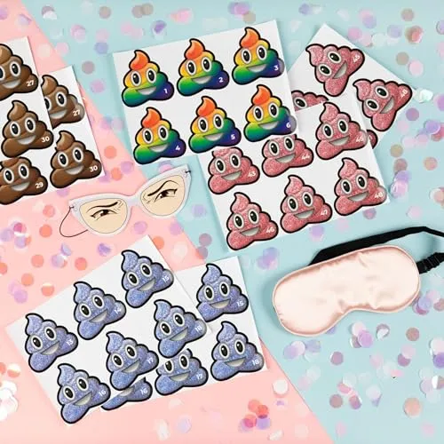 Pin The Poopie On The Diaper Game - Light