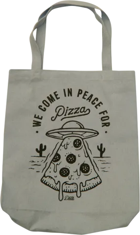 Pizza Invasion Tote Bag