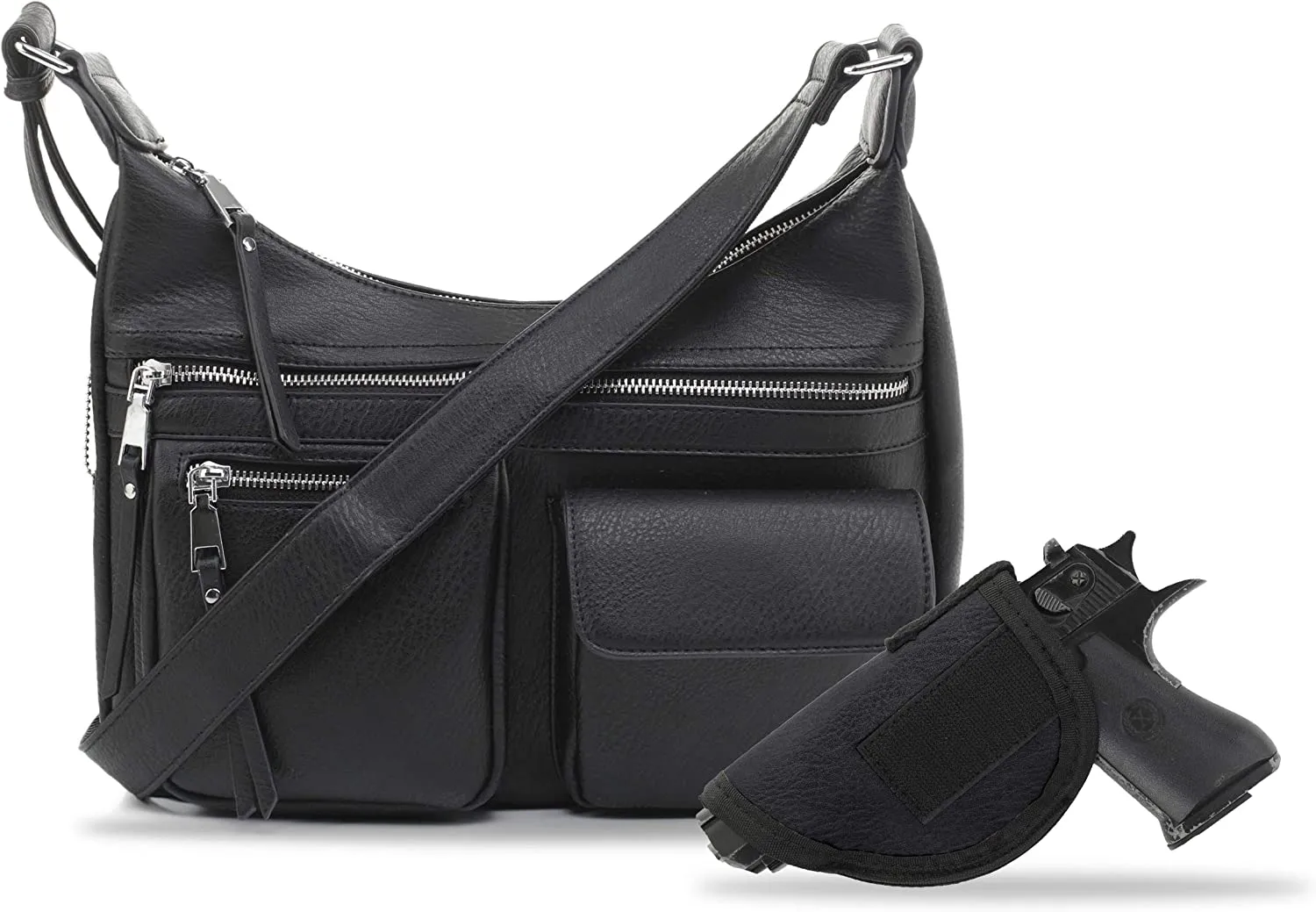 PMC5803L RFID Protected Concealed Saddle Bag Crossbody