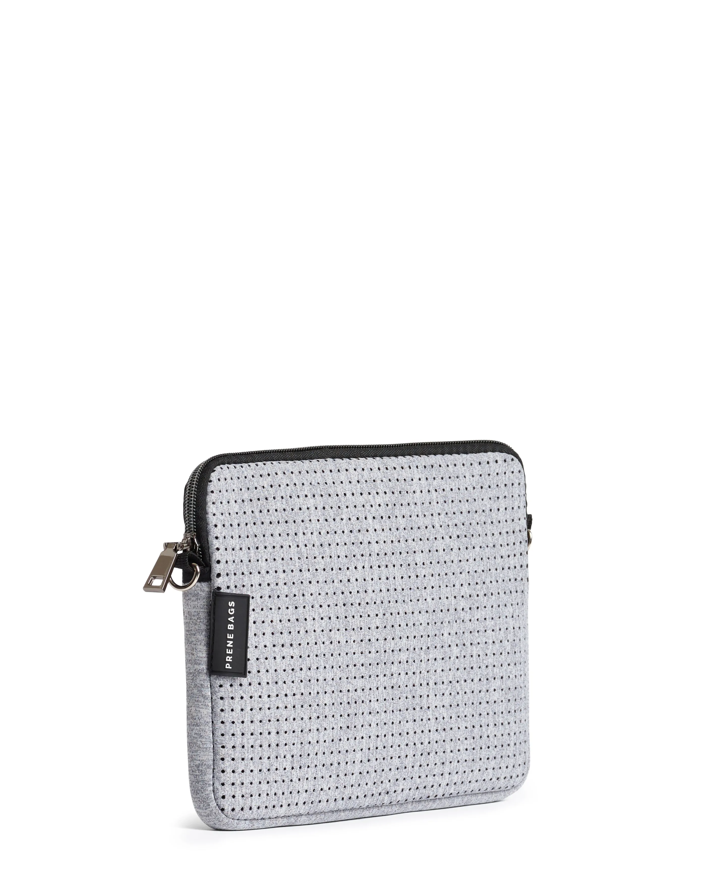 Prene Pixie Light Grey Marle Neoprene Crossbody Bag