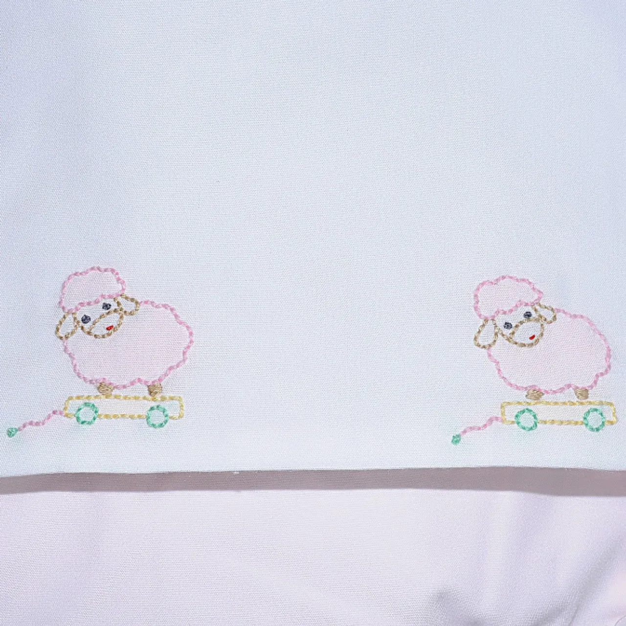 Remember Nguyen Bailey Girl Little Lamb Diaper Set