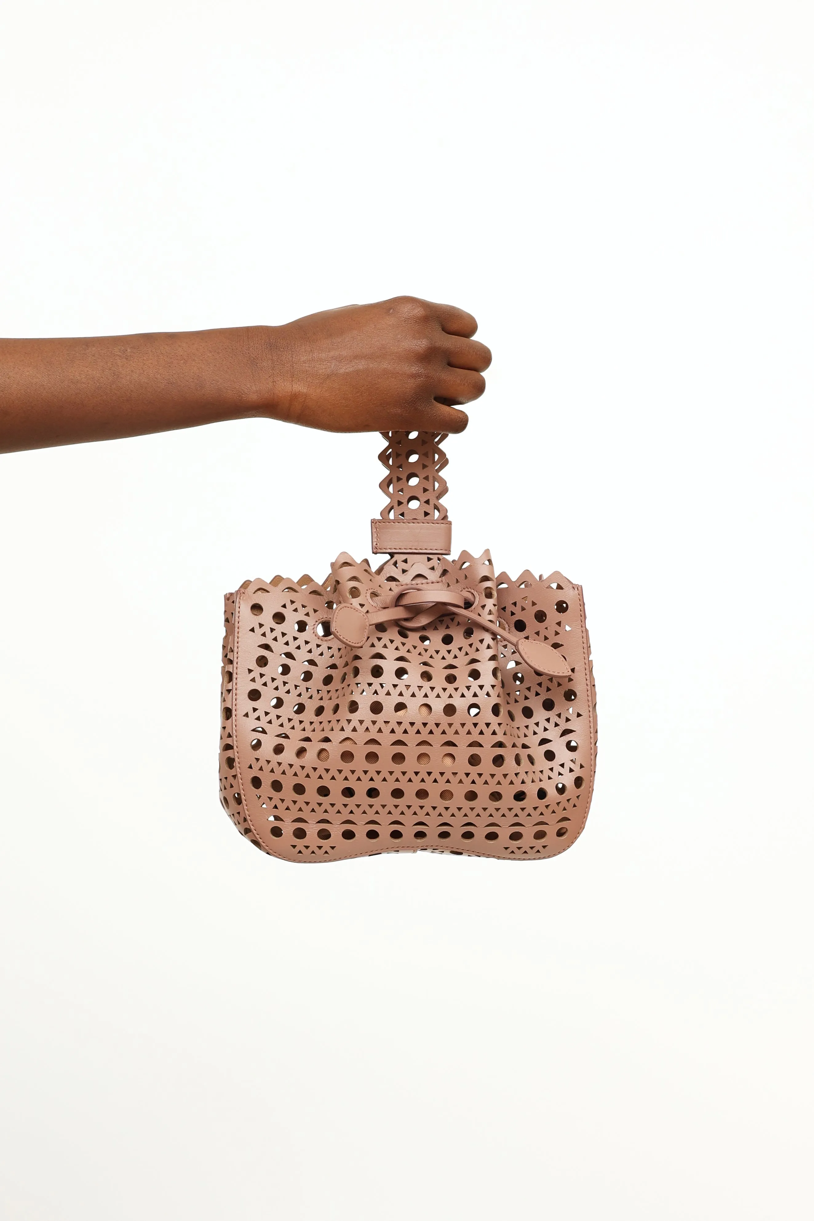 Rose Marie Lasercut Bucket Bag