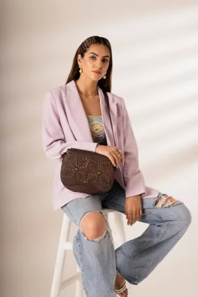 Rouen Diamond Flowered Crossbody