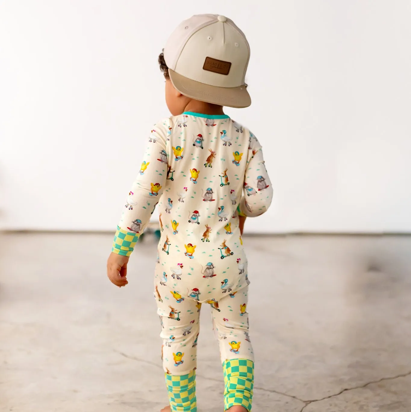 Skate 'n Scoot Animals Convertible Footie (NB-3T)