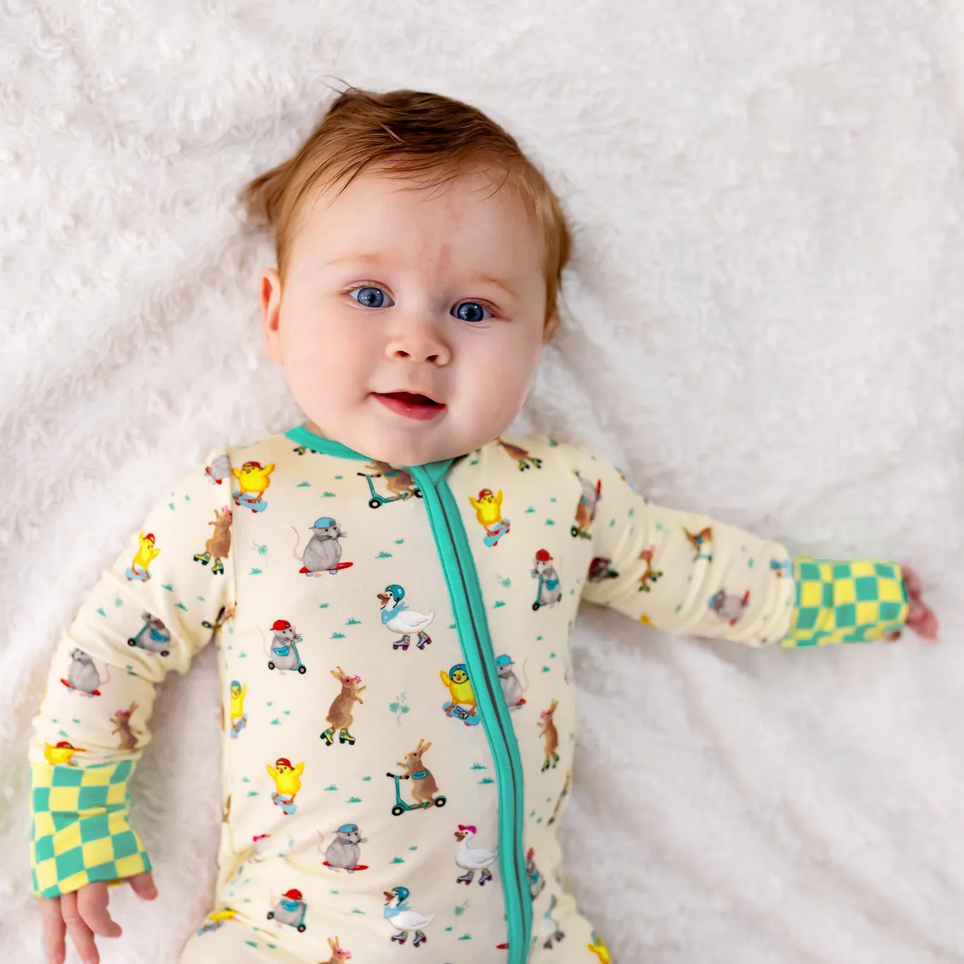 Skate 'n Scoot Animals Convertible Footie (NB-3T)