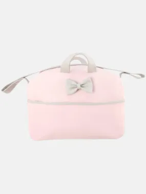 Spanish Changing Bag with Bow - Pink