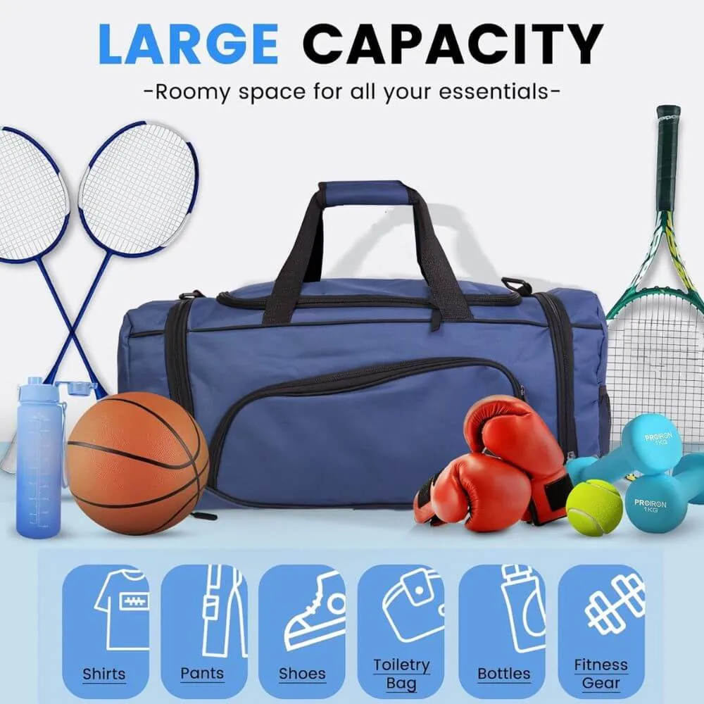 Sports Gym Duffel Bag - 35L