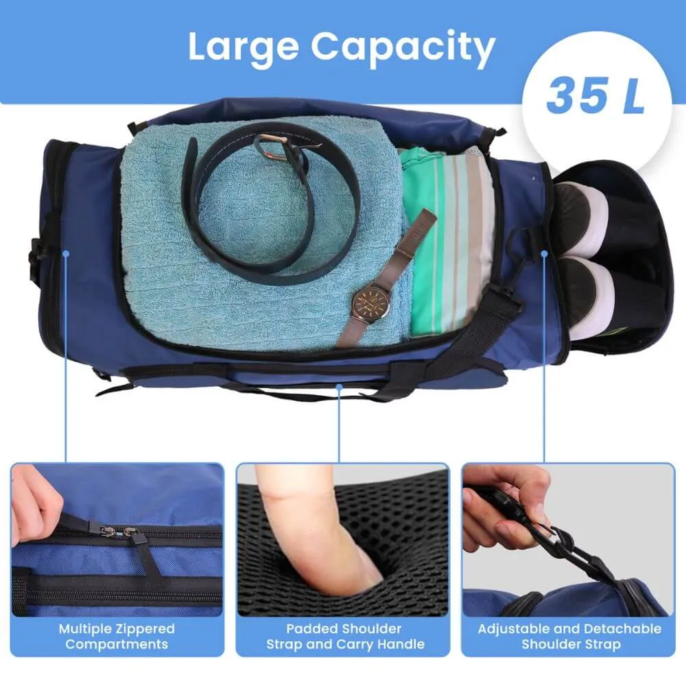 Sports Gym Duffel Bag - 35L