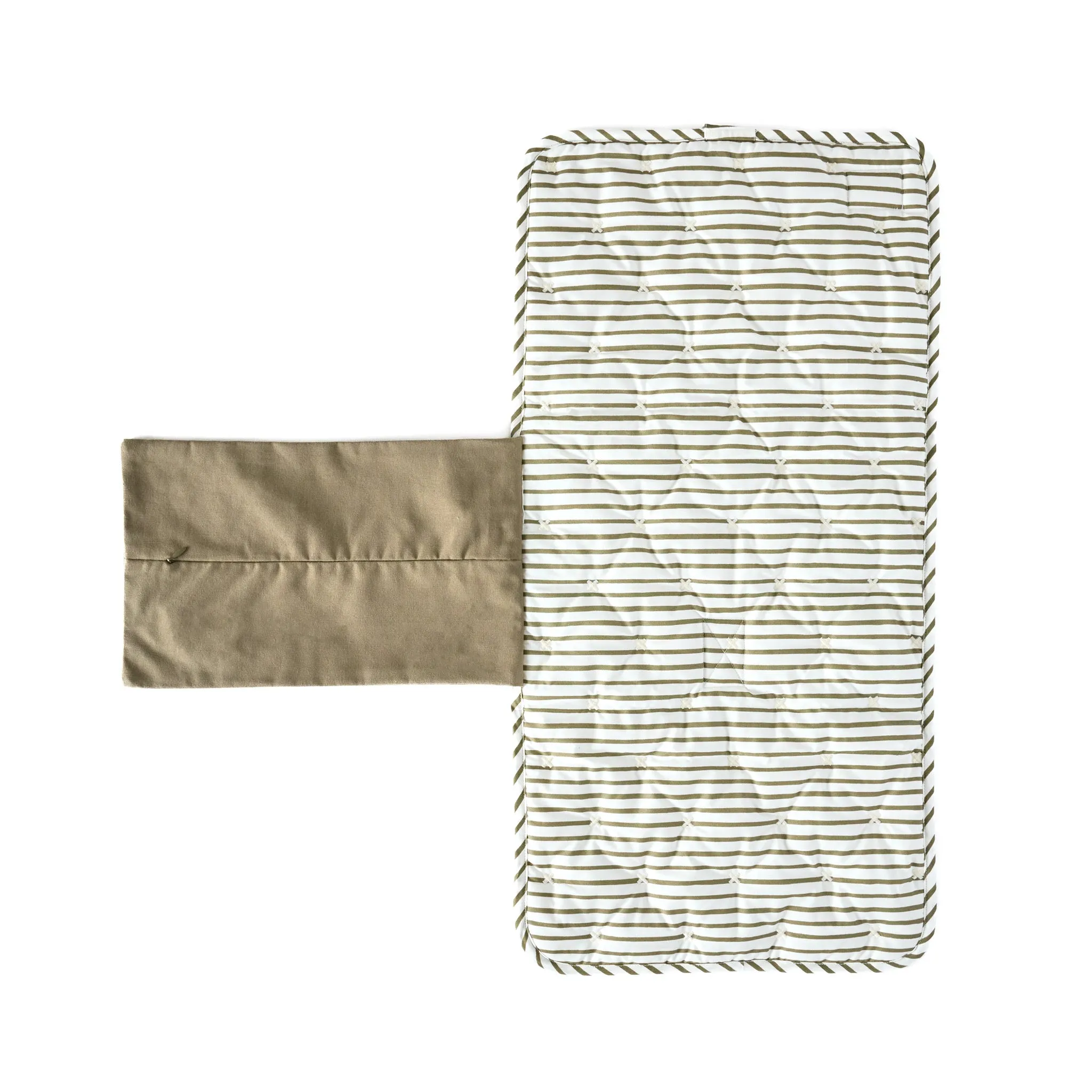 Striped On the Go Portable Changing Pad
