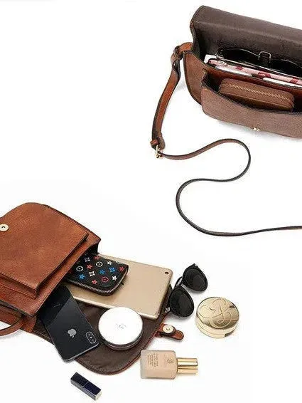 Style on the Move Foldover Buckle Crossbody Bag