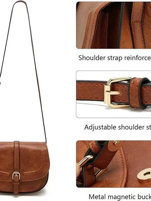Style on the Move Foldover Buckle Crossbody Bag