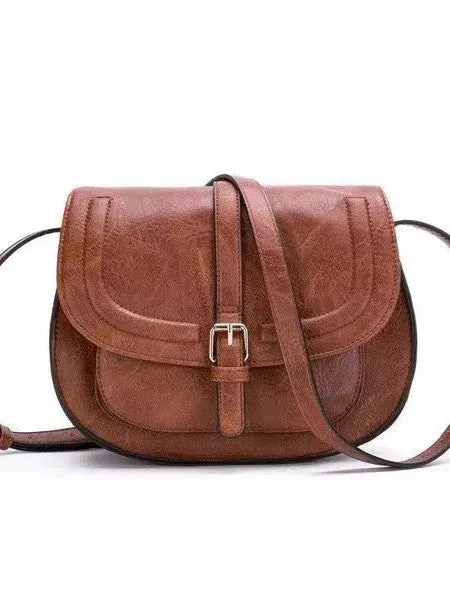 Style on the Move Foldover Buckle Crossbody Bag