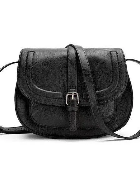 Style on the Move Foldover Buckle Crossbody Bag