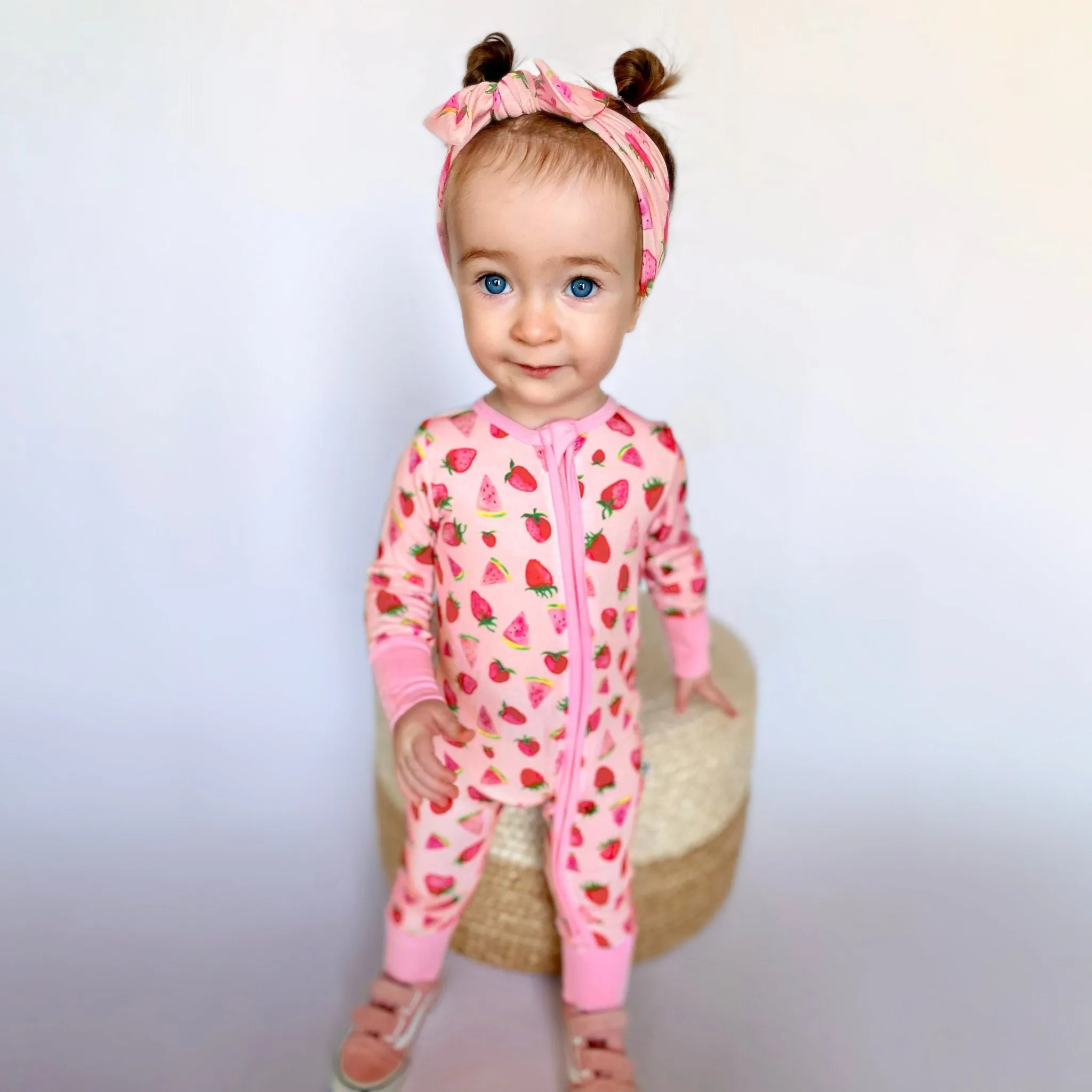 Sun-Kissed Berry Melon Convertible Footie (NB-3T)