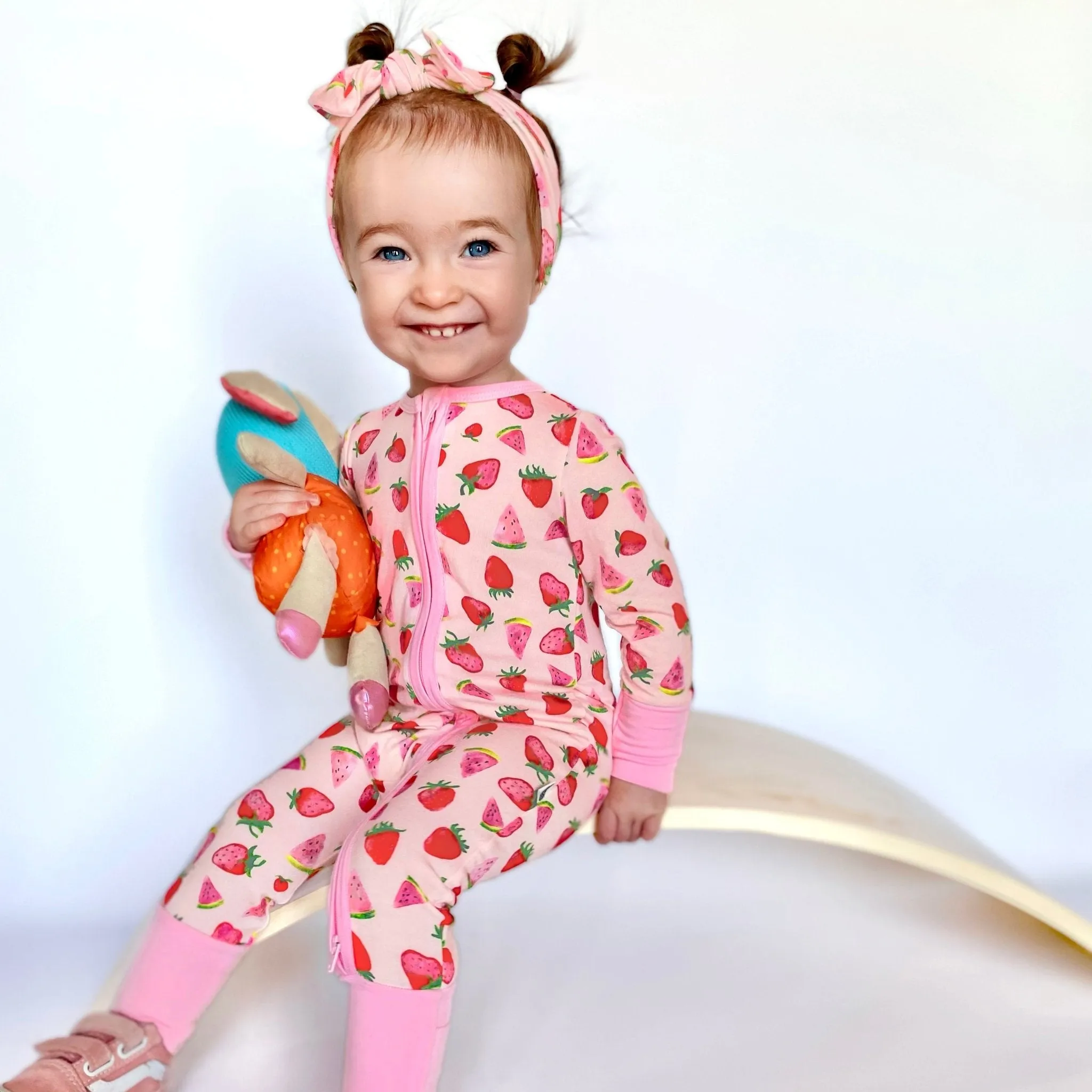 Sun-Kissed Berry Melon Convertible Footie (NB-3T)