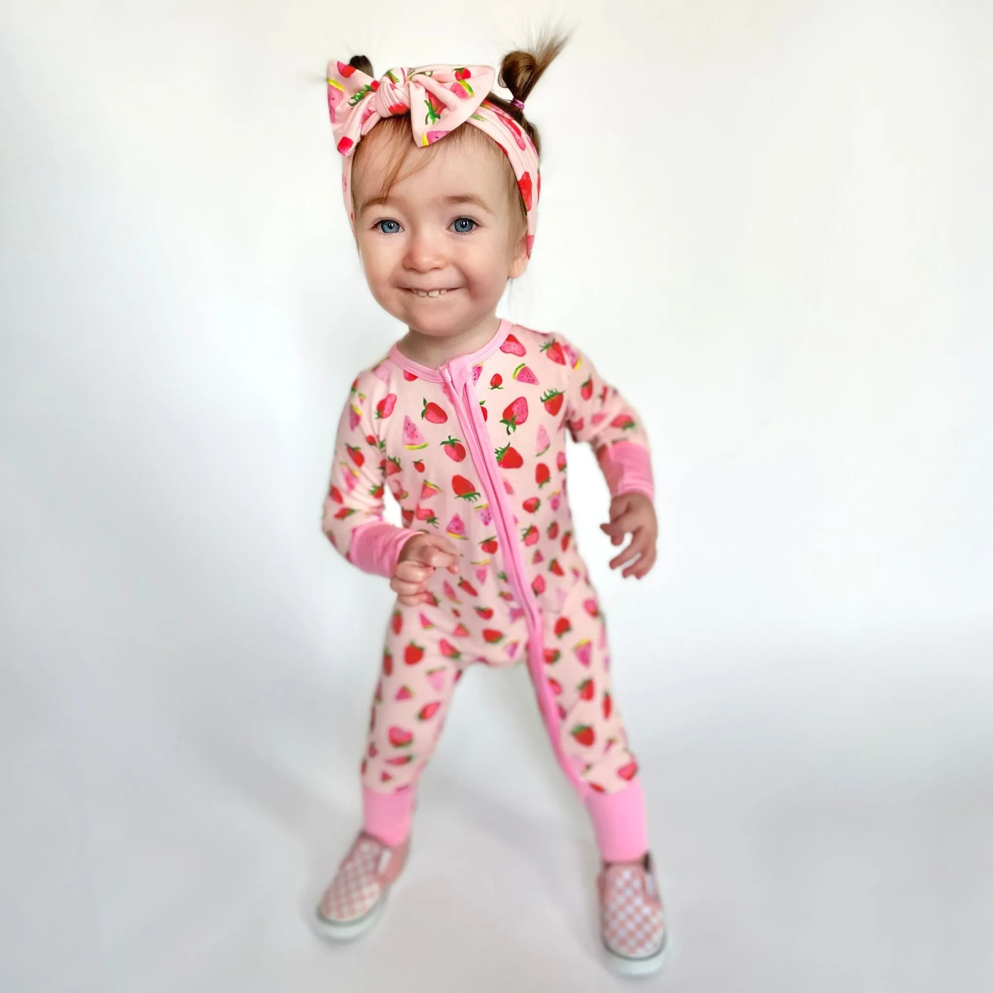 Sun-Kissed Berry Melon Convertible Footie (NB-3T)