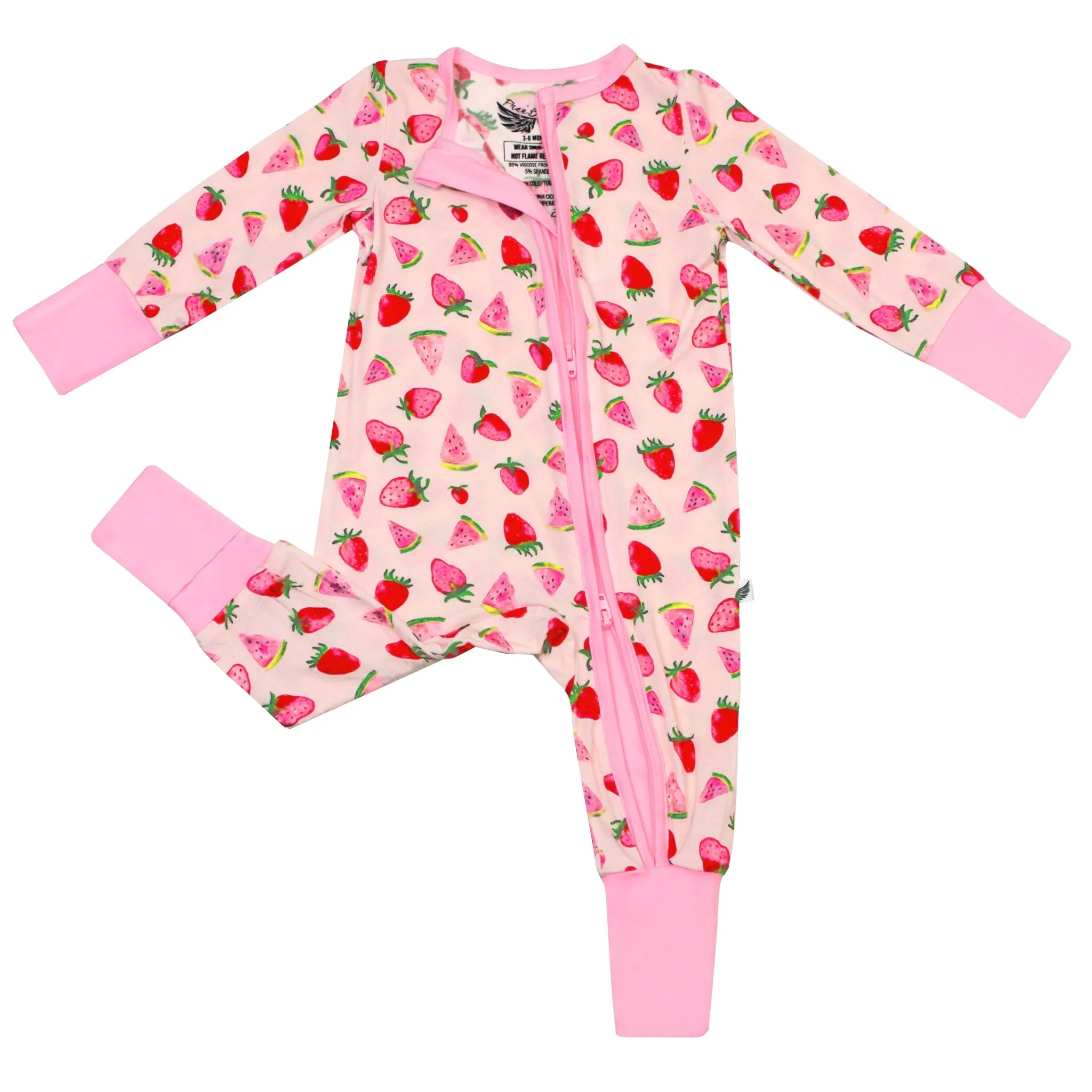 Sun-Kissed Berry Melon Convertible Footie (NB-3T)