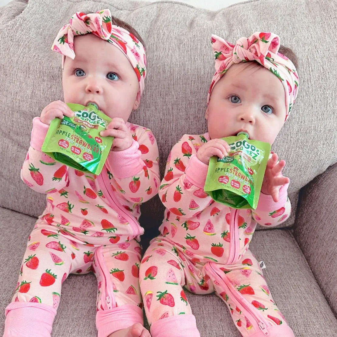 Sun-Kissed Berry Melon Convertible Footie (NB-3T)