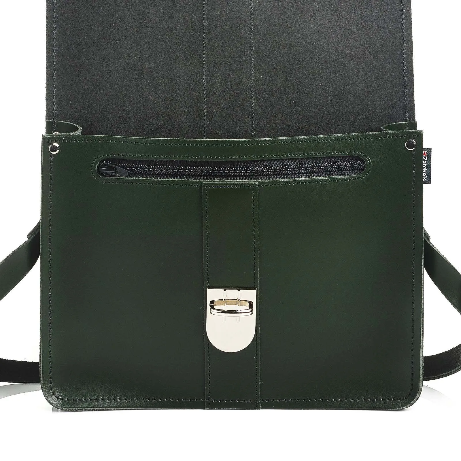 The Daily - Leather Shoulder Bag in Ivy Green