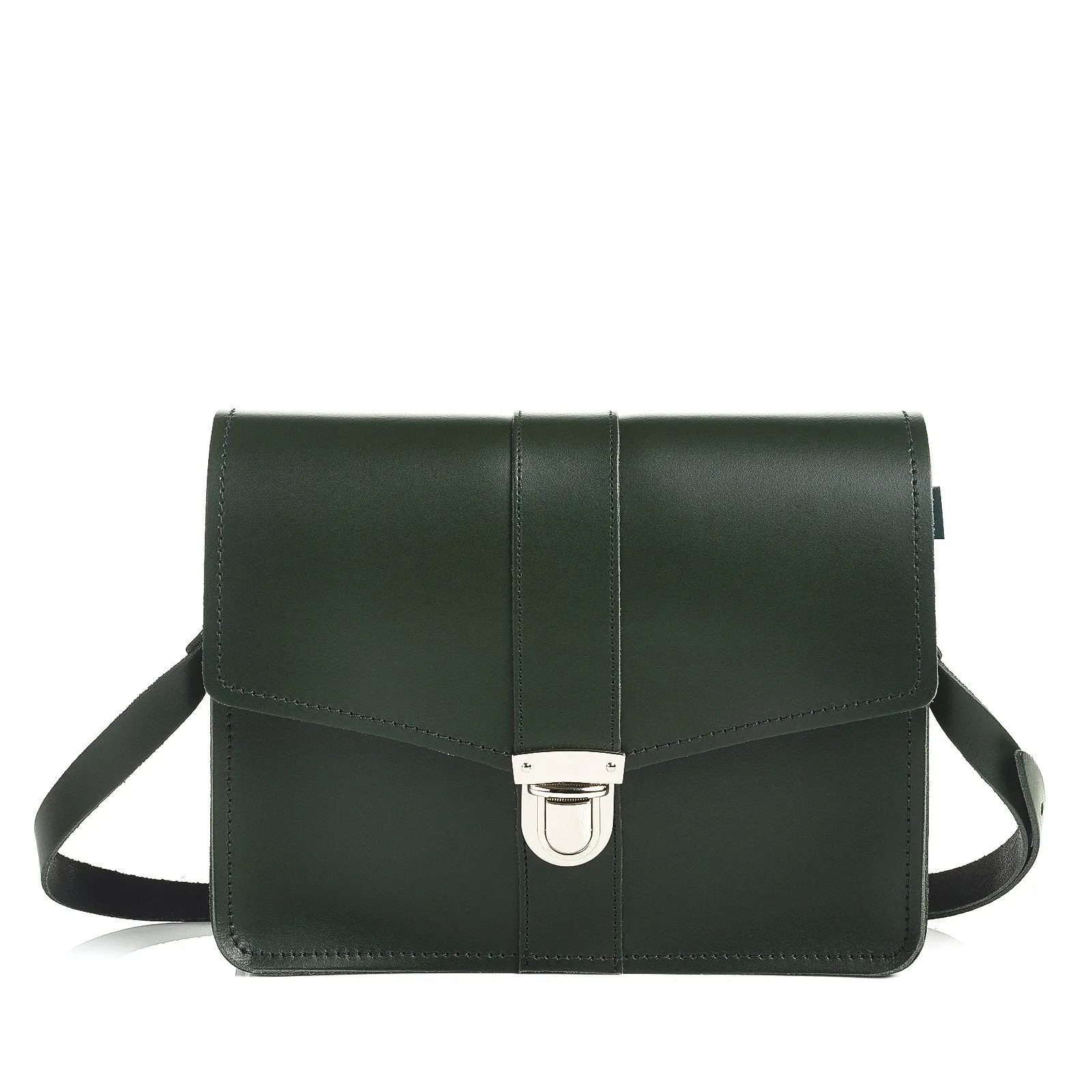 The Daily - Leather Shoulder Bag in Ivy Green