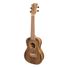 Tiki '4 Series' Daowood Concert Ukulele with Gig Bag (Natural Satin)