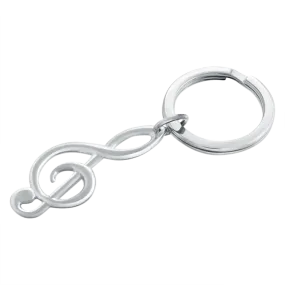 Treble Clef Key Chain