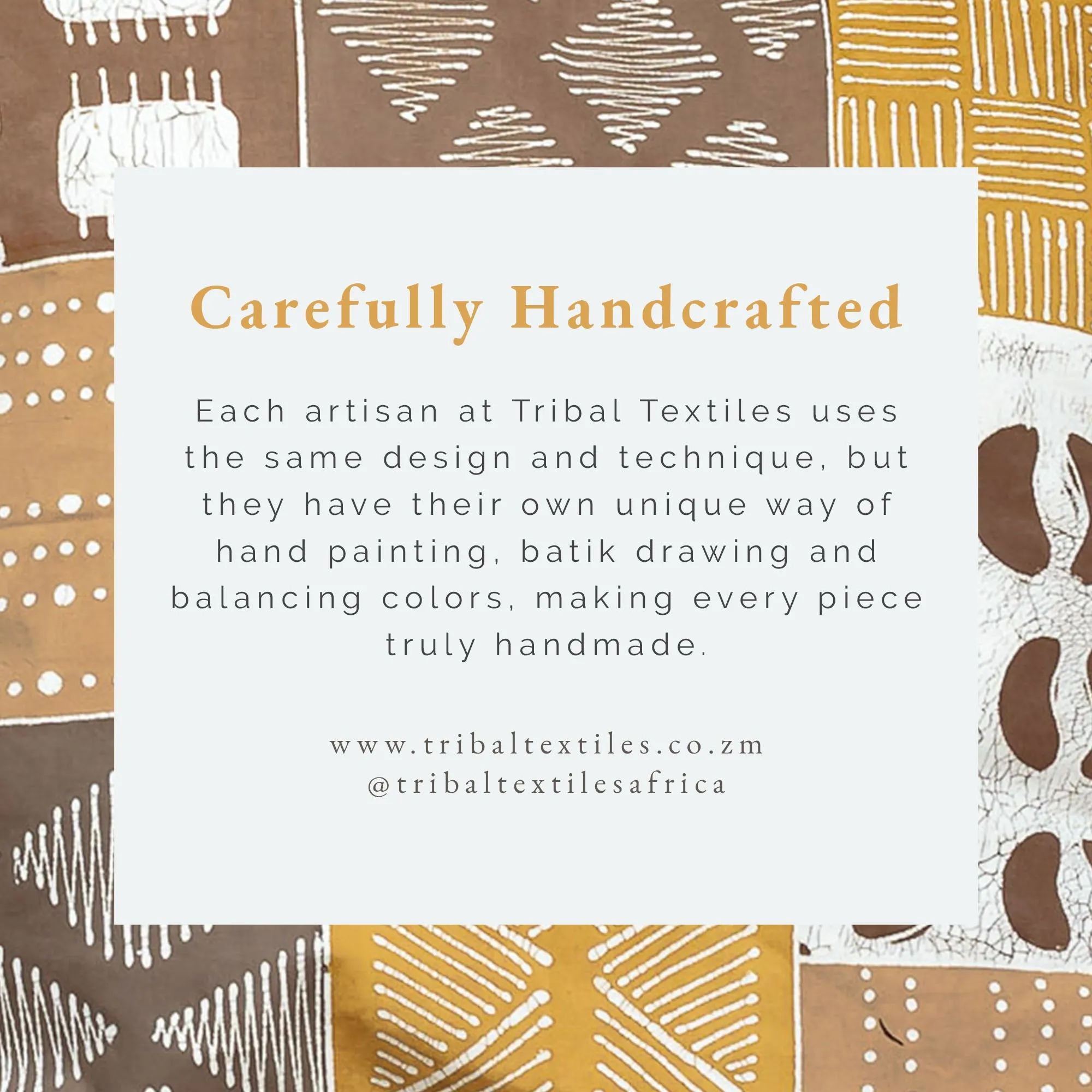 Tribal Cloth Mushroom - Mustard Line Wave Travel Pouch