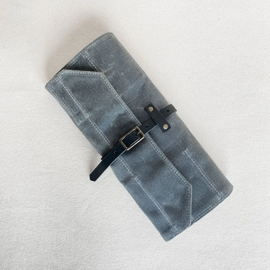 Waxed Canvas Tool Roll #101