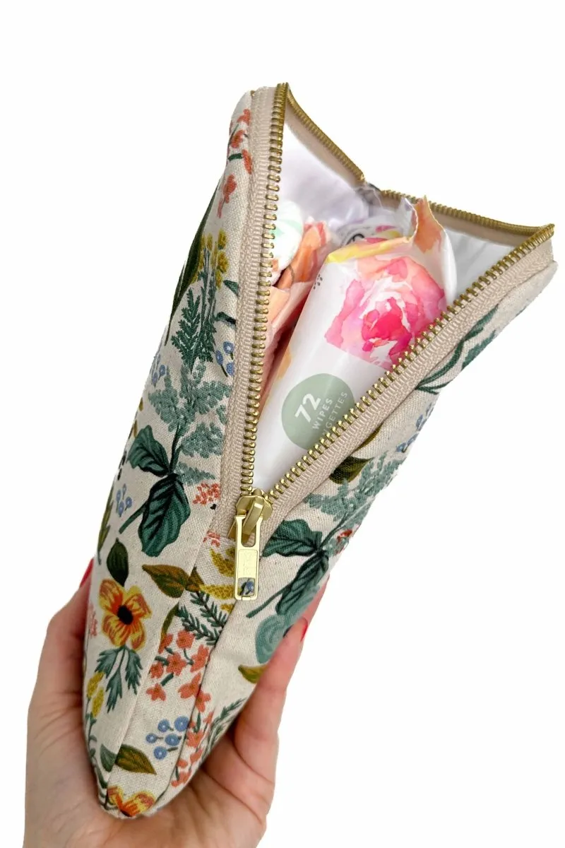 Wildflower Canvas Everyday Travel Diaper Pouch