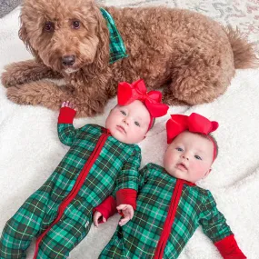 Winter Dreamland Plaid Convertible Footie (NB-3T)